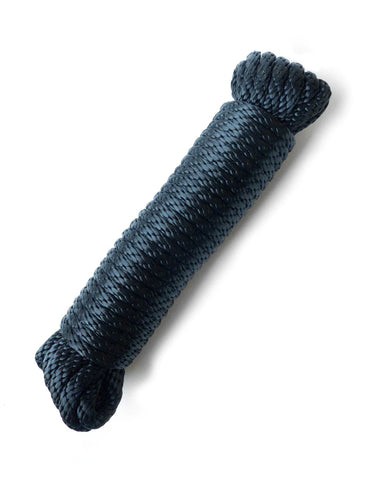 Black Nylon Rope, 25-ft