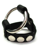 Leather Cock Ring Harness