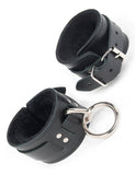 Premium Fleece-Lined Leather Cuffs w/ Locking Buckle