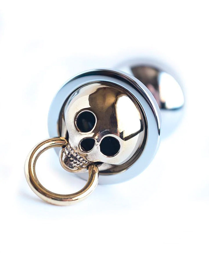 Skull Face Stainless Steel Anal Plug Male Stockroom Skull Face Stainless Steel Anal Plug Male Stockroom