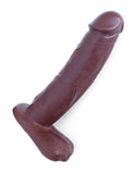 VixSkin Bandit Silicone Dildo, Chocolate-Male Stockroom