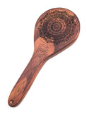 Floral Engraved Wood Spanking Paddle