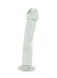 Crystal Delights Strapon Compatible Clear Glass Dildo