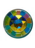 Crystal Delights Funfetti Butt Plug with Crystal Base, Aurora Borealis