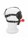 Silicone Ball Gag and Blindfold Head Harness