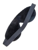 Sheepskin-Lined Leather Blindfold