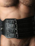 Heavy Leather Waist Cincher