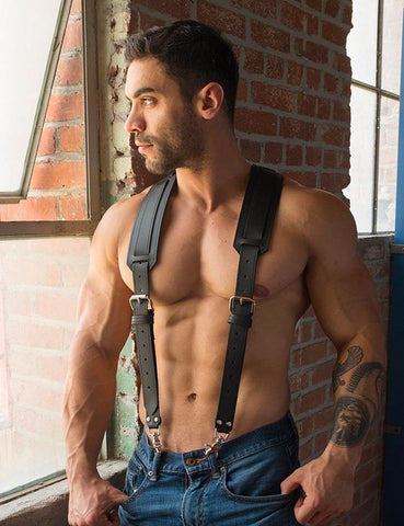 Deluxe Leather Suspenders