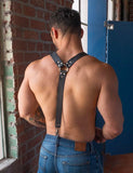 Deluxe Leather Suspenders