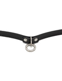 Black PVC Choker with O-Ring. Stockroom Originals.