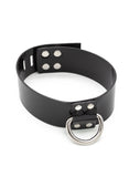 Black PVC Collar w/ D-Ring. Stockroom Originals.