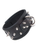 Alpha Dog Collar With Spikes-BDSM GEAR, BONDAGE RESTRAINTS, COLLARS & LEASHES-Male Stockroom