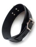 Black Buckling Leather Collar-BDSM GEAR, BEST SELLERS, BONDAGE RESTRAINTS, COLLARS & LEASHES-Male Stockroom