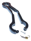 Black Wooden Scrotum Pillory-BDSM GEAR, BONDAGE RESTRAINTS, NEW!, SPREADER BARS-Male Stockroom