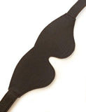 Brown Leather Blindfold Classic Cut-BDSM GEAR, HOODS & BLINDFOLDS-Male Stockroom