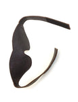 Brown Leather Blindfold Classic Cut-BDSM GEAR, HOODS & BLINDFOLDS-Male Stockroom