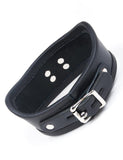 Curved Locking Posture Collar-BDSM GEAR, BONDAGE RESTRAINTS, COLLARS & LEASHES-Male Stockroom