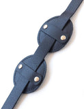 Foam Padded Aviator Leather Blindfold-BDSM GEAR, HOODS & BLINDFOLDS-Male Stockroom