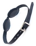 Foam Padded Aviator Leather Blindfold-BDSM GEAR, HOODS & BLINDFOLDS-Male Stockroom