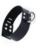 Locking Leather Collar-BDSM GEAR, BONDAGE RESTRAINTS, COLLARS & LEASHES-Male Stockroom