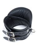 Deluxe Padded Leather Posture Collar w/ D Rings