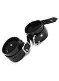 Black PVC Wrist Cuffs. Stockroom Originals.