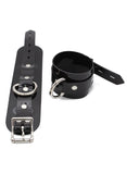 Black PVC Wrist Cuffs. Stockroom Originals.