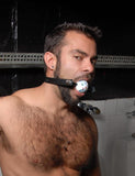 KinkLab Jawbreaker Gag, Black-BDSM GEAR, GAGS & MUZZLES-Male Stockroom