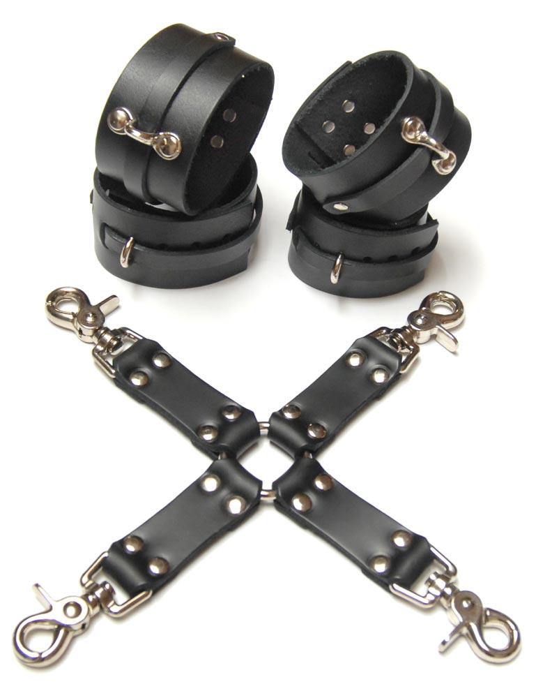Leather Hog Tie Bondage Kit Male Stockroom Leather Hog Tie Bondage Kit Male Stockroom