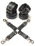 KinkLab Leather Hog Tie Bondage Kit  BDSM GEAR BONDAGE RESTRAINTS