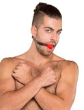 KinkLab Red Silicone Ball Gag-BDSM GEAR, GAGS & MUZZLES, KINKLAB-Male Stockroom