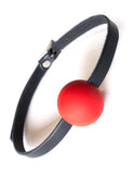 KinkLab Red Silicone Ball Gag  BDSM GEAR GAGS & MUZZLES