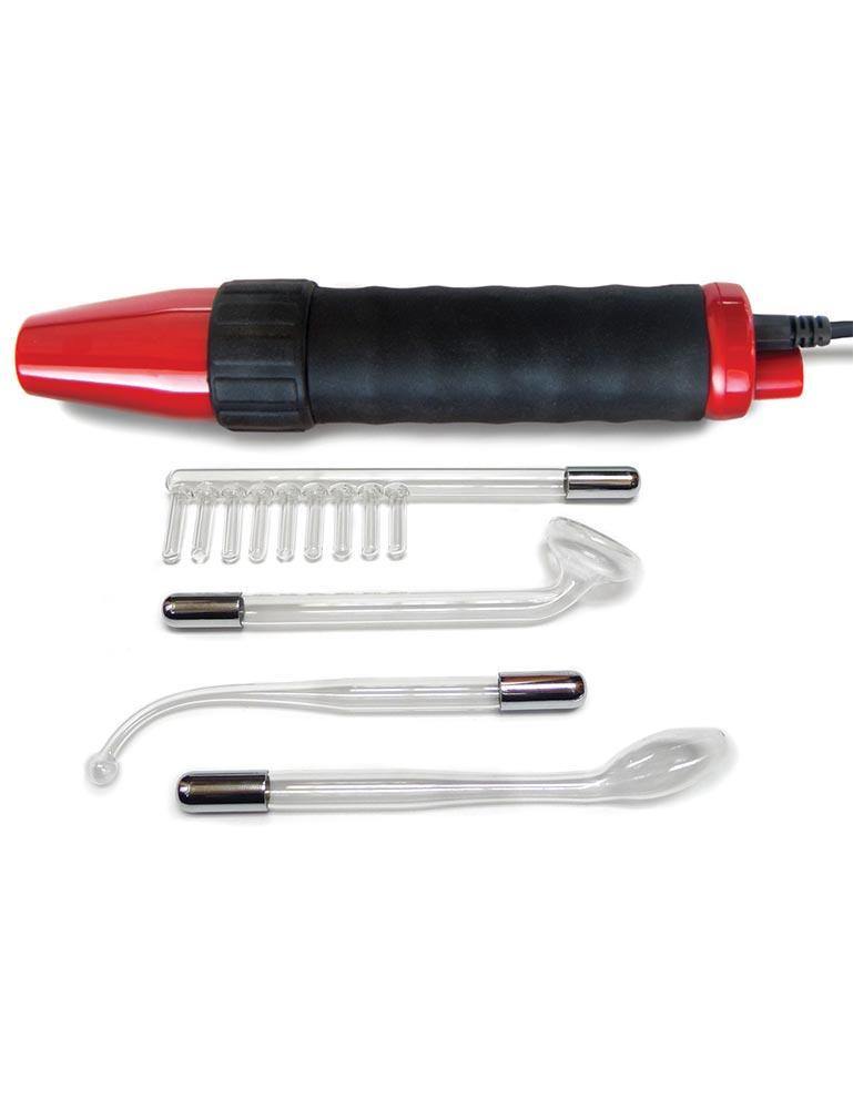 The Stockroom | KinkLab Neon Wand Electrosex Kit, Red Handle  Male  Stockroom
