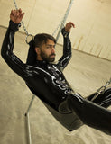 Latex Catsuit w/ Thru Zipper-BODY SUITS & APRONS, FETISH WEAR-Male Stockroom