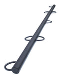 Matte Black Multi Purpose Spreader Bar-BDSM GEAR, SPREADER BARS & YOKES-Male Stockroom