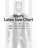 Latex Catsuit w/ Thru Zipper-BODY SUITS & APRONS, FETISH WEAR-Male Stockroom