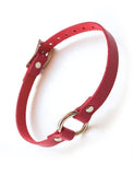 O-Ring Leather Choker