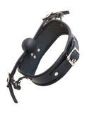 Posture Collar with Silicone Ball Gag-BDSM GEAR, BONDAGE RESTRAINTS, COLLARS & LEASHES, GAGS & MUZZLES-Male Stockroom