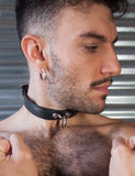 Premium Garment Leather Collar-BDSM GEAR, BEST SELLERS, BONDAGE RESTRAINTS, COLLARS & LEASHES-Male Stockroom