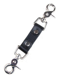 Premium Garment Leather Restraint Clip Black  BDSM GEAR BONDAGE RESTRAINTS
