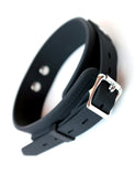 Silicone Locking Collar, Large-BDSM GEAR, BONDAGE RESTRAINTS, COLLARS & LEASHES-Male Stockroom
