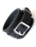 Silicone Locking Wrist Cuffs (Pair)-BDSM GEAR, BONDAGE RESTRAINTS, WRIST & ANKLE CUFFS-Male Stockroom