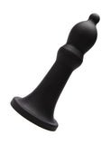 Tantus Bishop XL Silicone Dildo Black  SEX TOYS ANAL TOYS