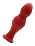 Tantus Piggy XL Silicone Dildo, Red-ANAL TOYS, NEW!, SEX TOYS-Male Stockroom