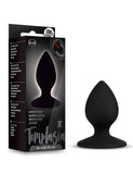 Temptasia Slave Silicone Butt Plug, Black-ANAL TOYS, NEW!, SEX TOYS-Male Stockroom