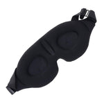 Reverse of the the Total Blackout Blindfold, showing the recessed foam sections that allow the wearer to open their eyes while blindfolded. 