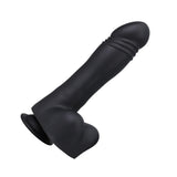 Black rubber product on a white background