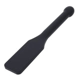 Black paddle on a white background