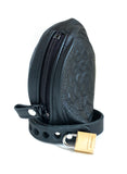 Penis Prison w/ Pin Prick Lining, Leather Cock Strap-Male Stockroom
