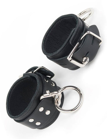 Premium Leather Cuffs w/ Locking Buckle